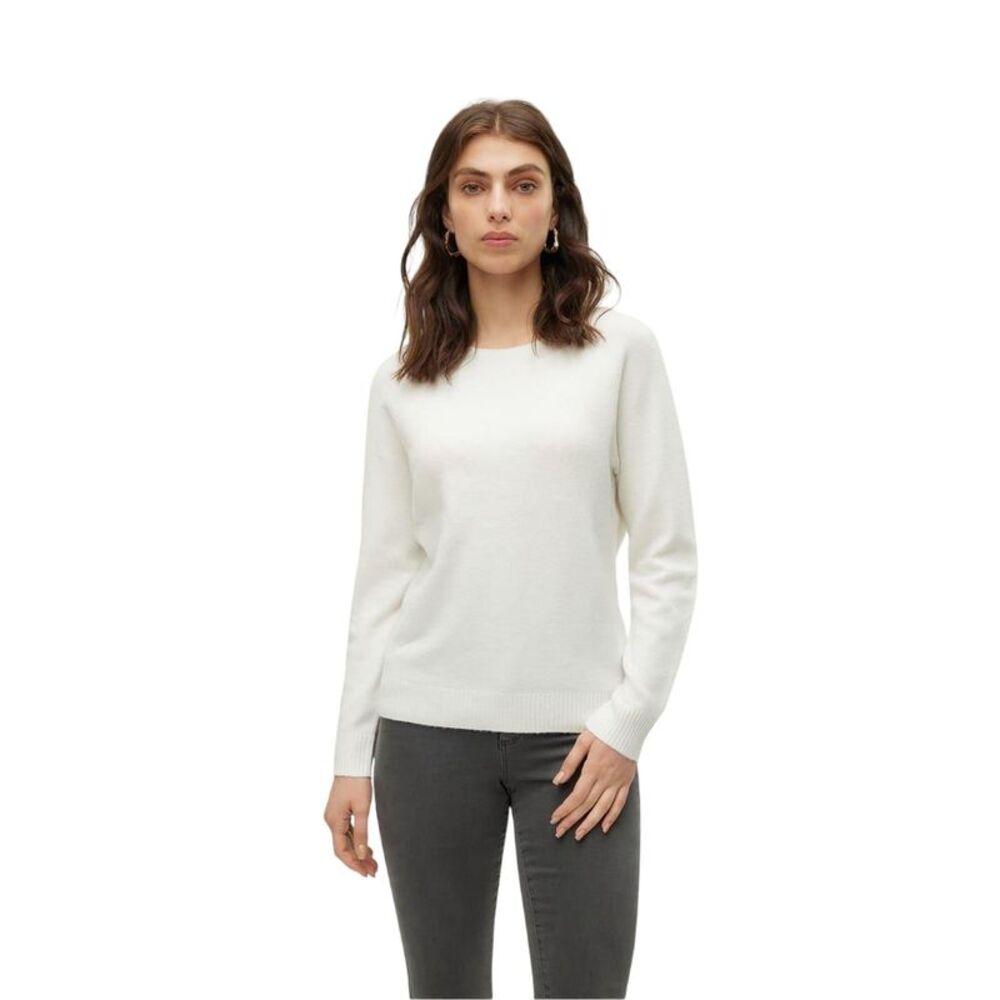 Vero Moda Womens/Ladies Plain Knitted Sweater / Snow White